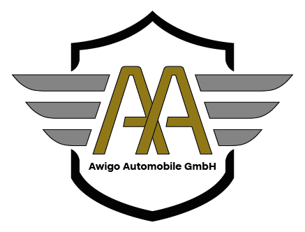 Logo der Kunden Awigo Automobile GmbH, die den Service des Transports und Auslieferung von Ersatzteilen und Autozubehör in Anspruch nehmen.